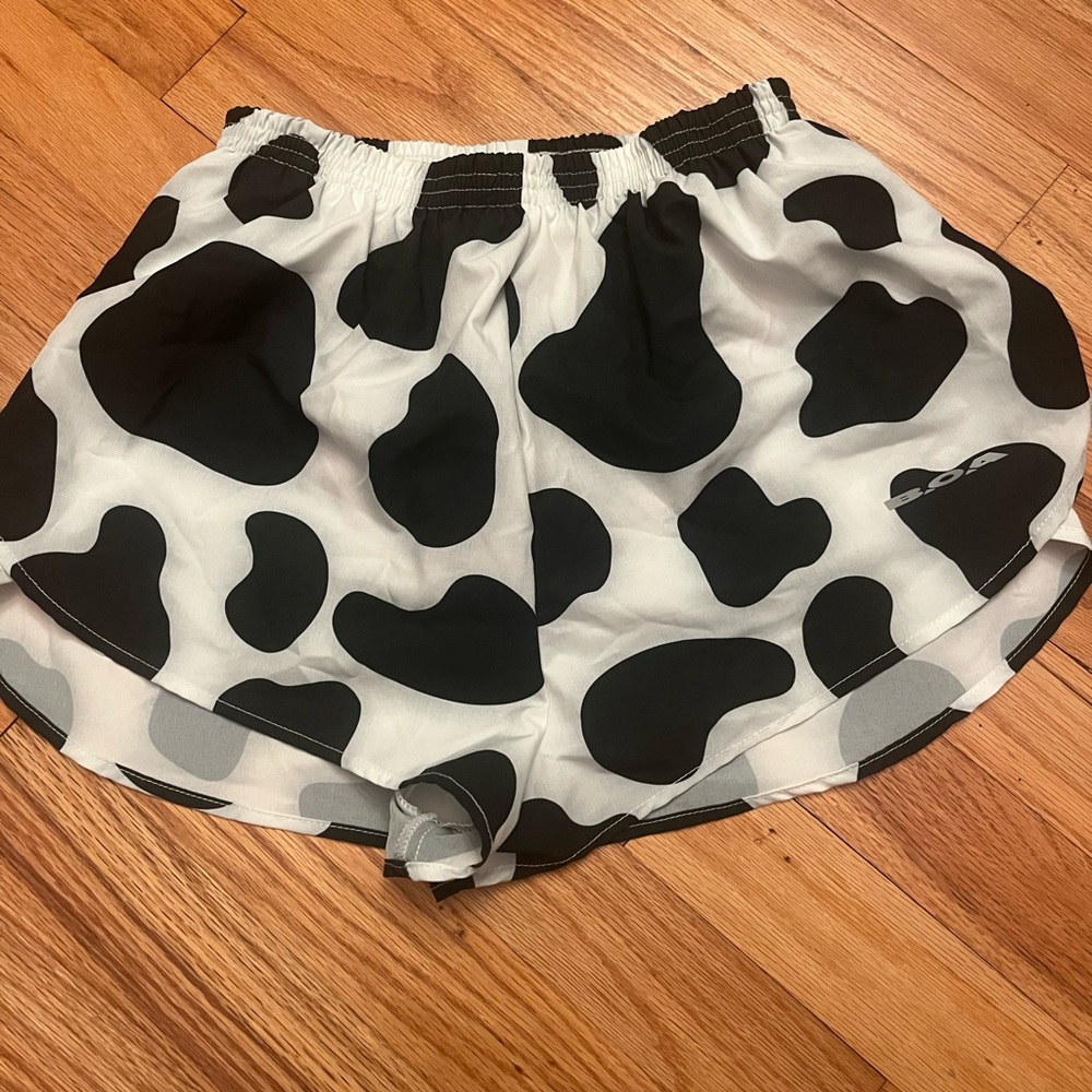 Boa cow print shorts